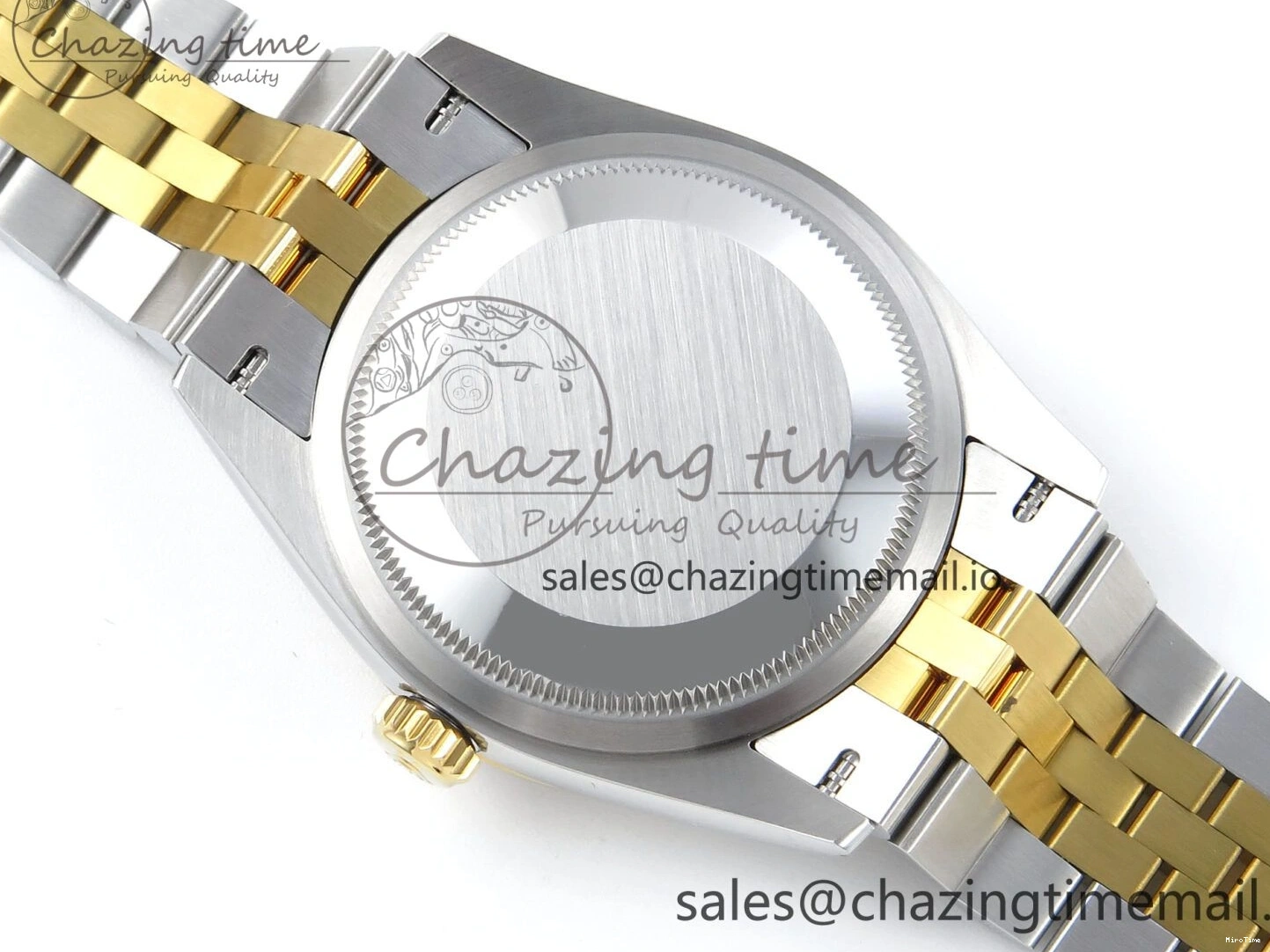 MiroTime 1225 DateJust 36 126233 EWEF Best Edition YG Leaf Dial on SS YG Jubilee Bracelet A Sporty 628